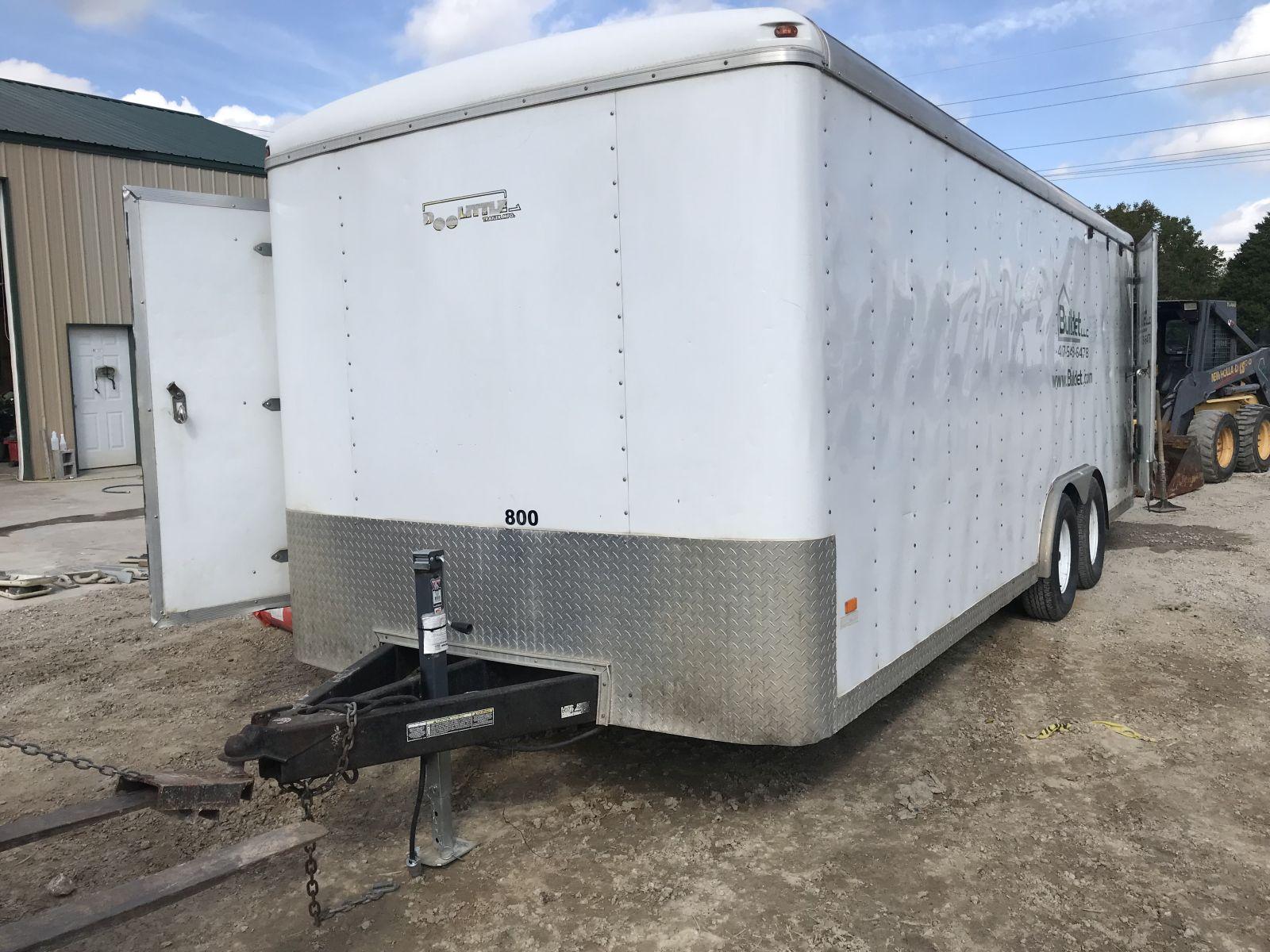 ‘06 Doolittle 8’x20’ Tandem Axle Cargo Trailer