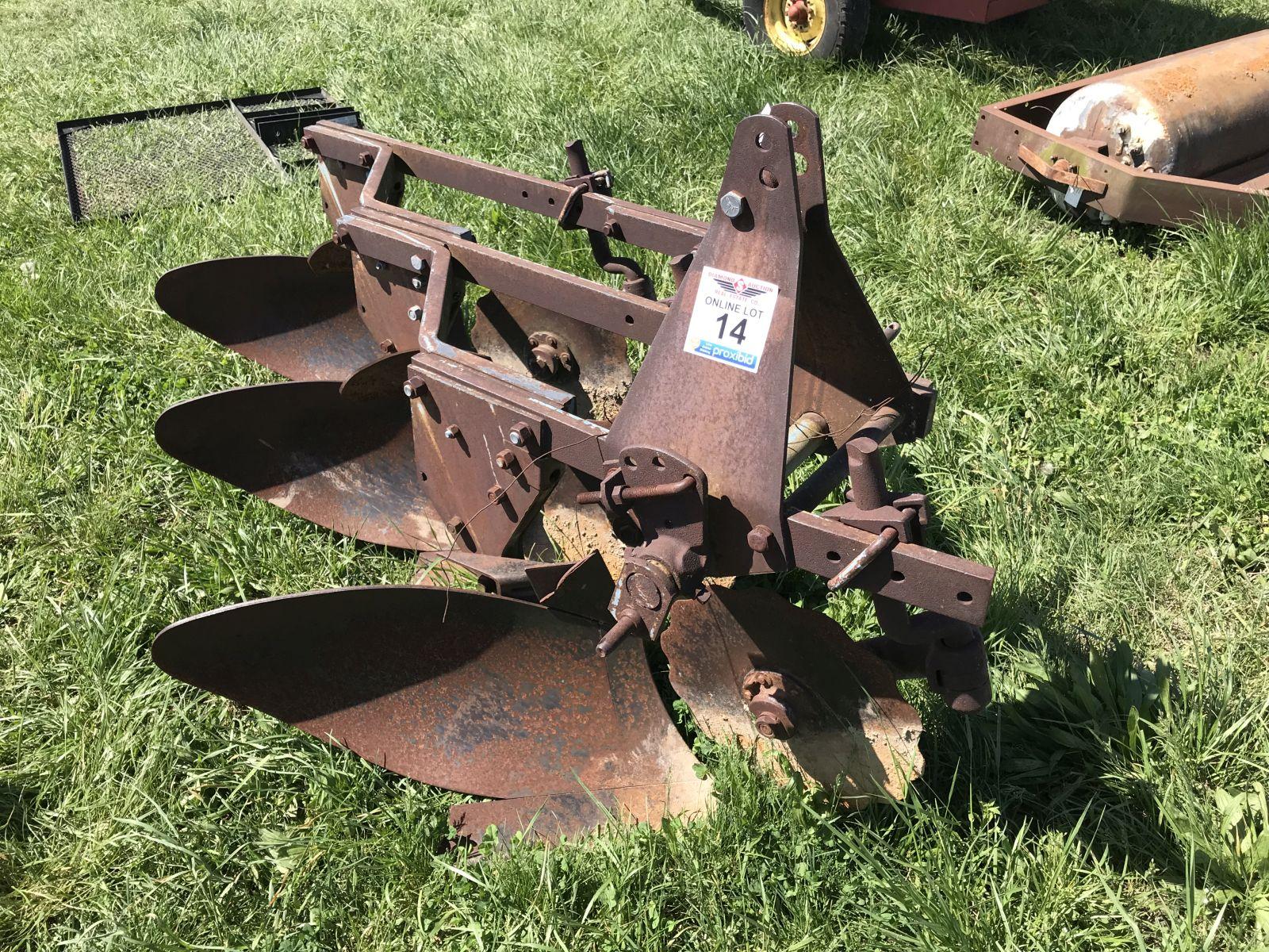 14. 3-Bottom Moldboard Plow CN: 4871