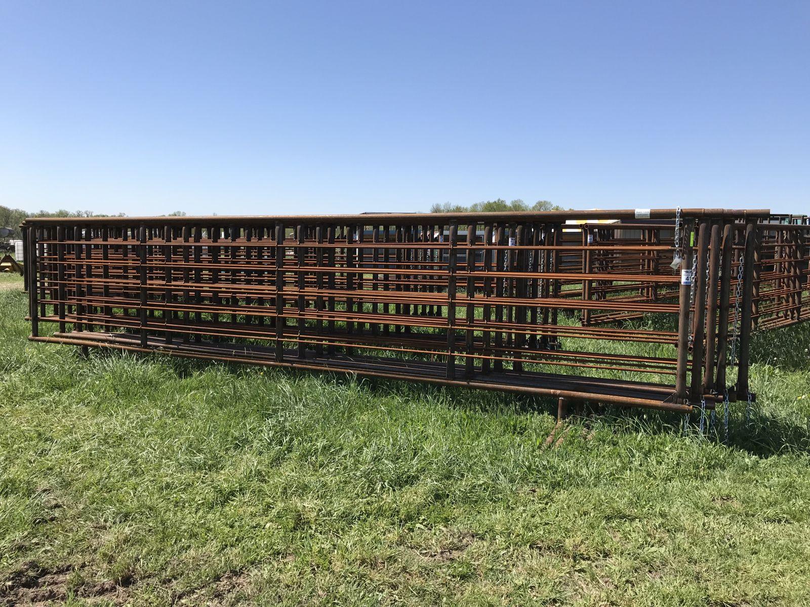 45. (6) 24’ Freestanding HD Pipe Corrals