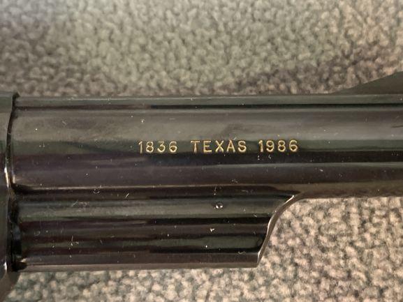 2. S&W Mod. 544, .44-40 cal, 150th Texas Anniv. SN:TWT4180