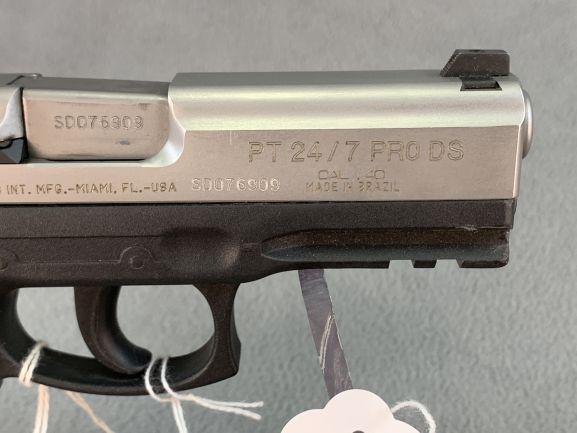 15. Taurus PT27/7 Pro.DS .40 S&W SN: SD076909