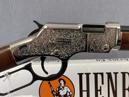 18. Henry Silver Eagle H004SEV .17HMR, Oct Barrel, Engraved Scrollwork, NIB, SN: SE001597V