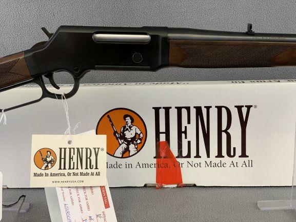 20A. Henry Long Ranger (H0114S-65), 6.5 Creedmoor, Lever Action, Detachable Mag, Black Forend Cap, S