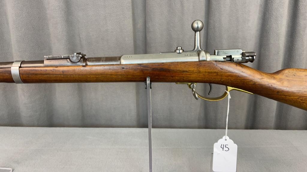 Lot 45. German Mauser Model 1871 Rifle.