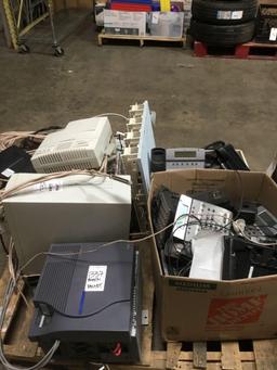 Lot of Assorted NEC Office Phones and Other Office Equipment