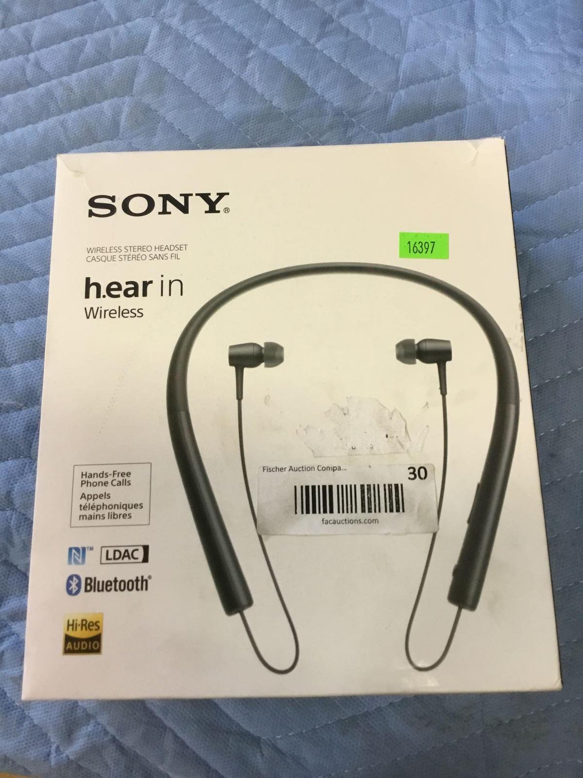 Sony MDR-EX750BT Black Matte Bluetooth Wireless In-ear Headphones