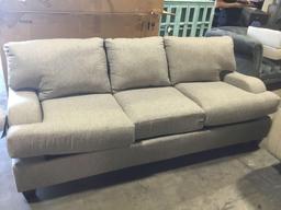Simmons Upholstery Hattiesburg Sterling Sofa in Gray
