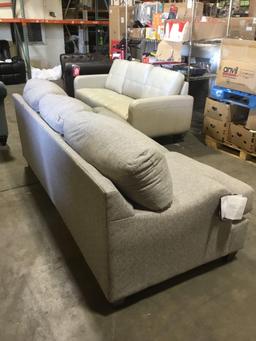 Simmons Upholstery Hattiesburg Sterling Sofa in Gray