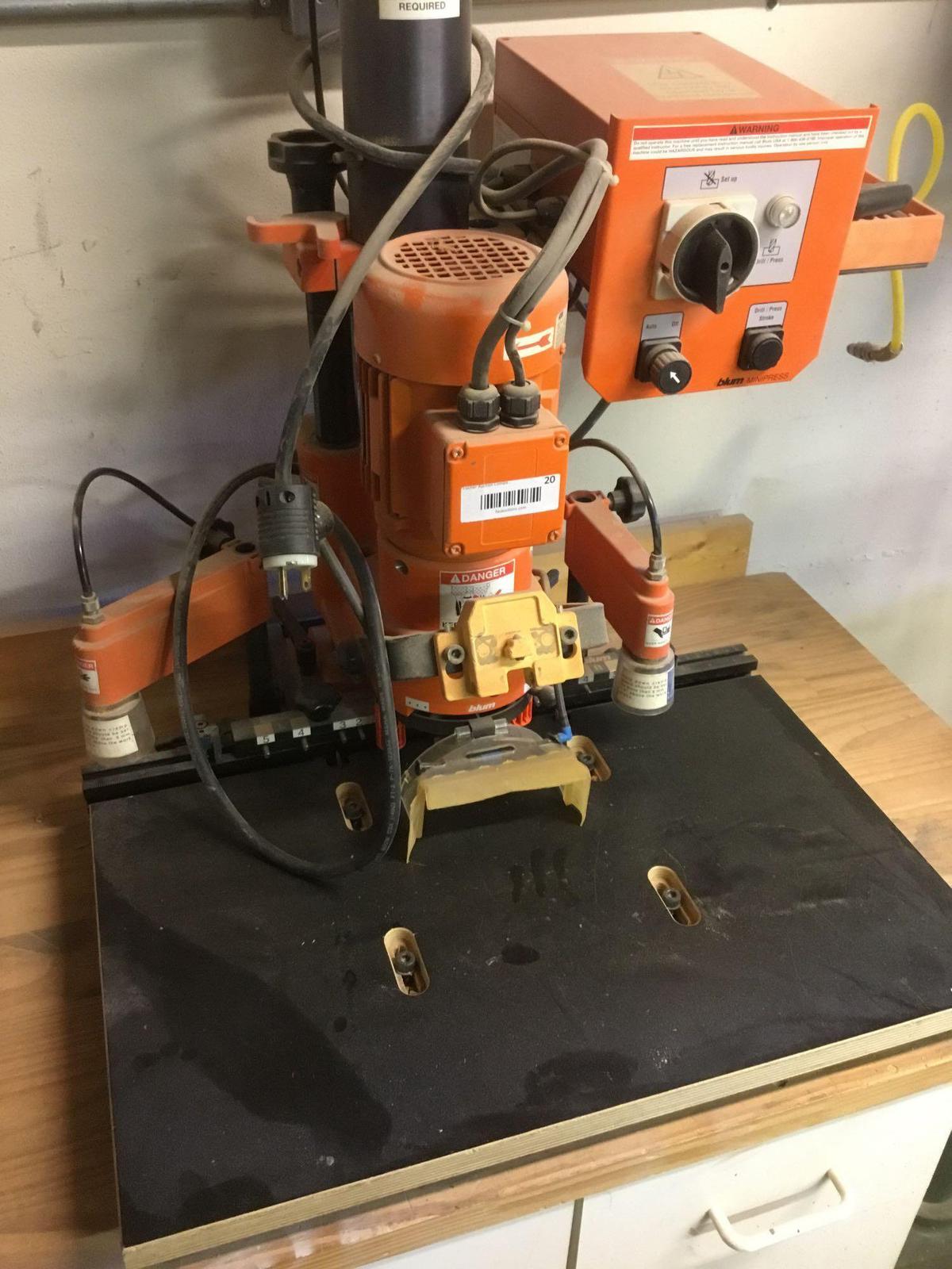 Blum Minidrill Press P Standard Boring Machine with Single Phase 220V