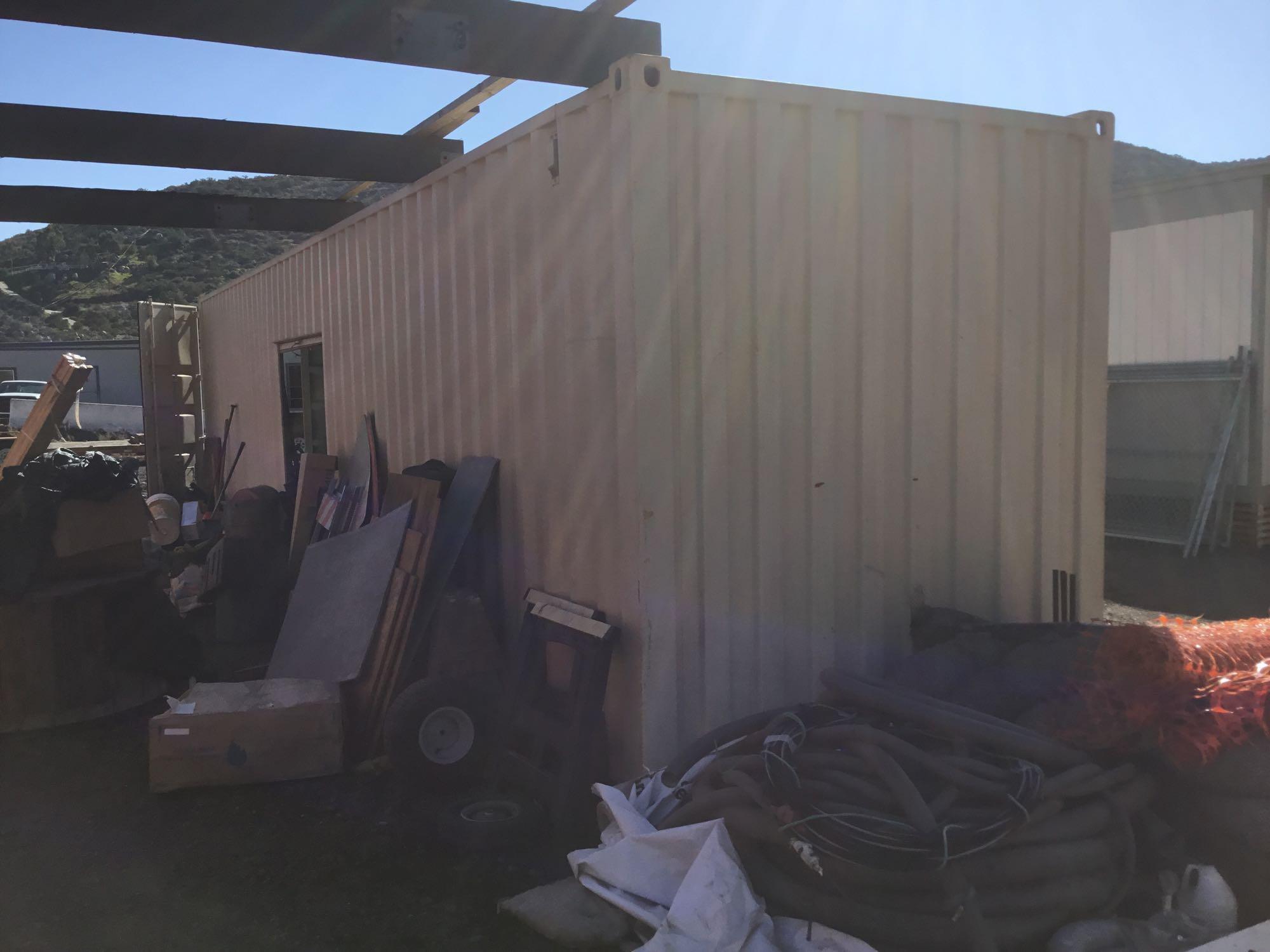 40ft. Shipping Container w/6ft. Side Roll Up Door