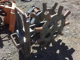 Excavator compaction wheel