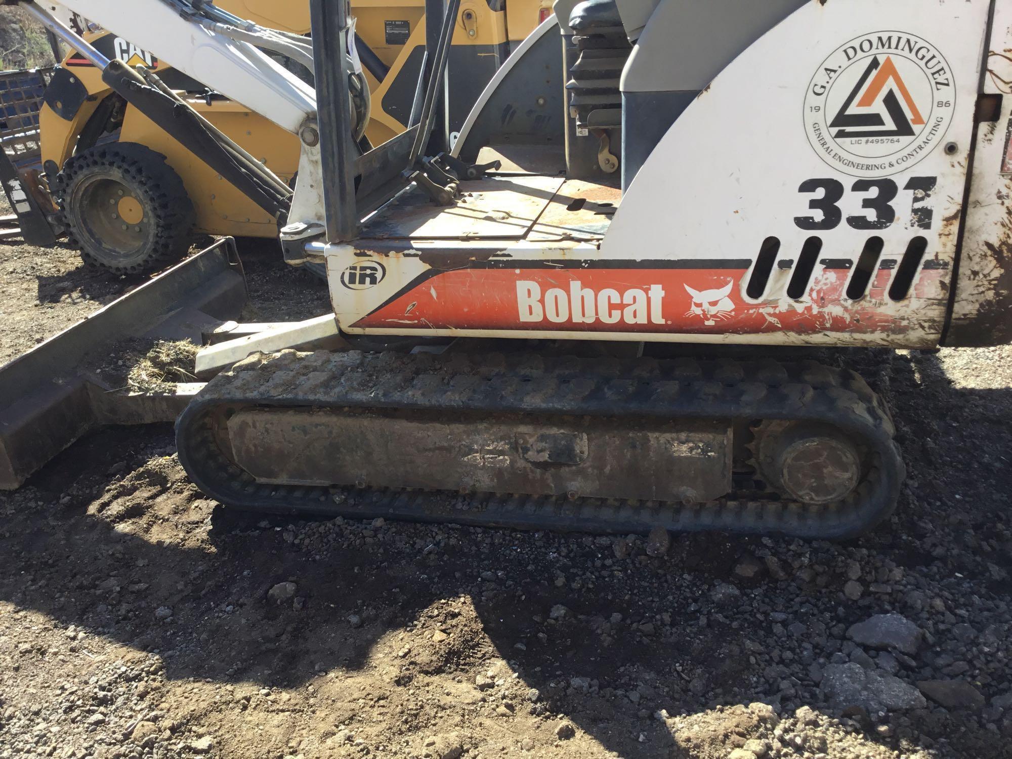 Bobcat 331G Mini Excavator
