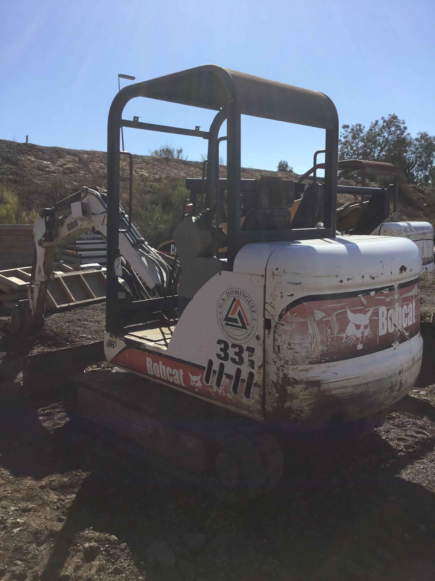 Bobcat 331G Mini Excavator