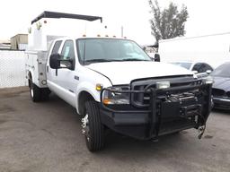 2003 Ford F-550 Super Duty diesel 4x4 crew cab with S and S Fire Apparatus fiberglass body