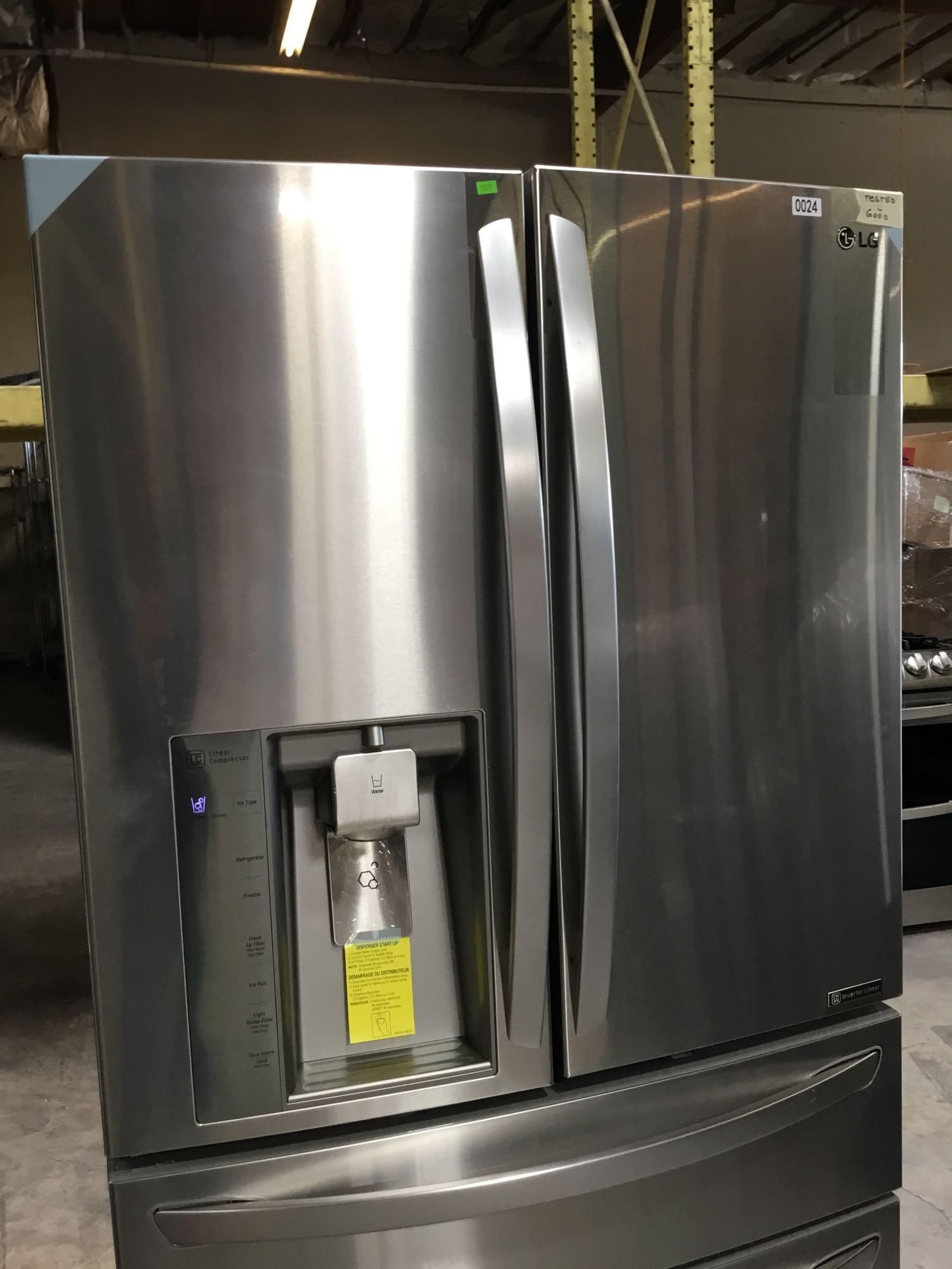 LG 22.7 Cu. Ft. Counter-Depth 4-Door French Door Refrigerator