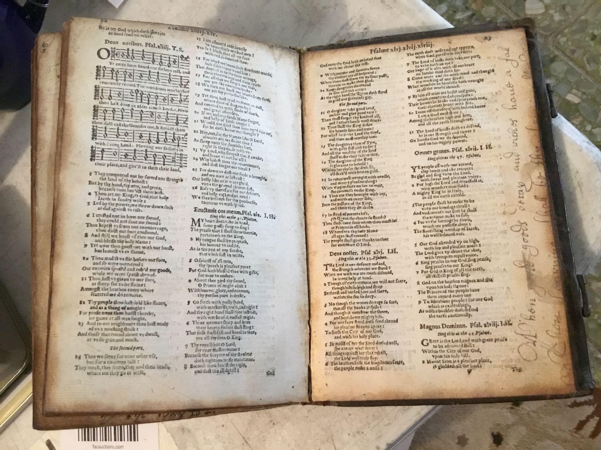 First Complete King James Bible Printed in Scotland Dated 1633