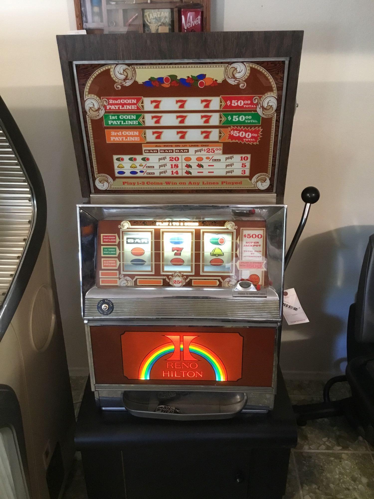 Bally Reno Hilton Slot Machine