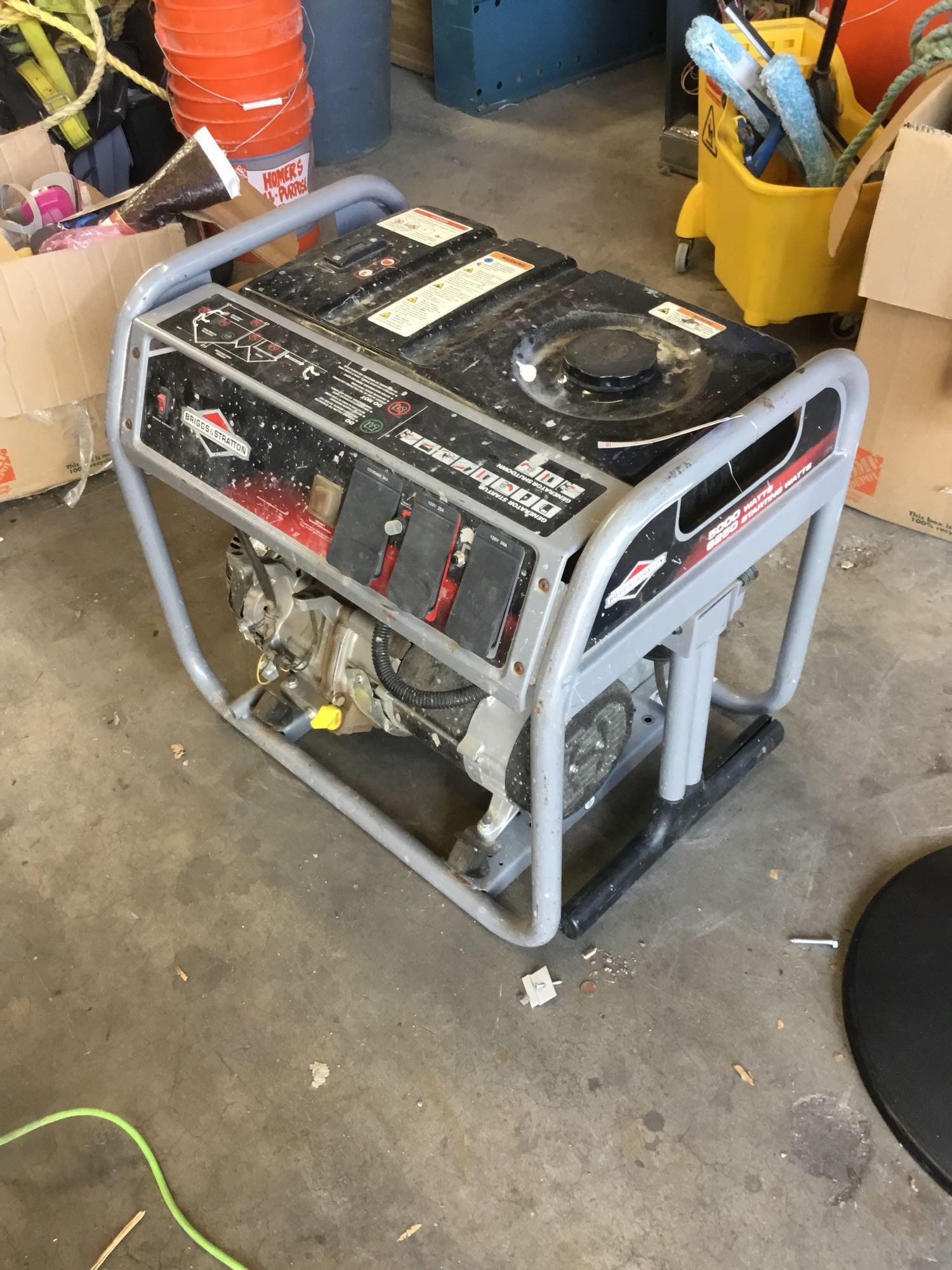 Briggs And Stratton 5000 Running Watts 6250 Peak Watts Gas powered Generator