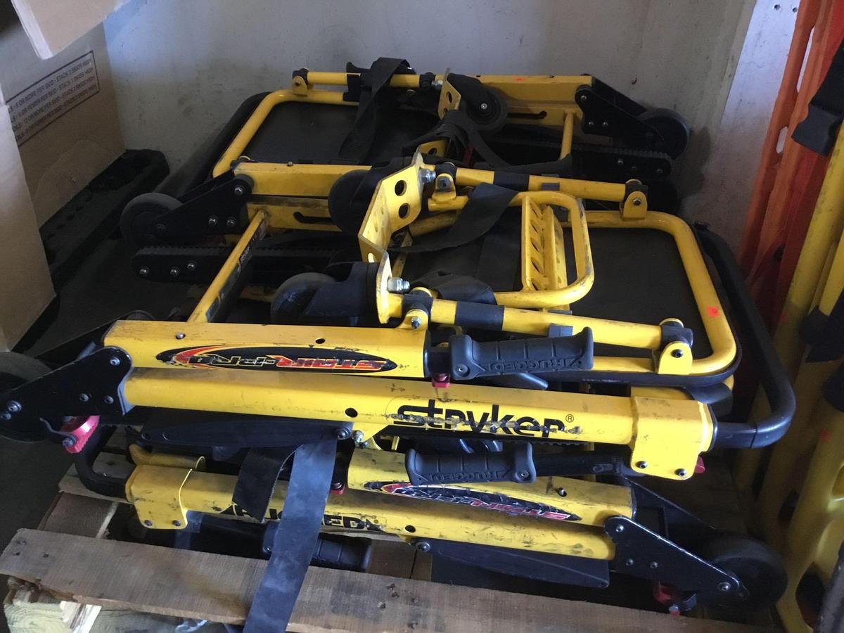 (5) Stryker Stair Pro Evacuation Chairs