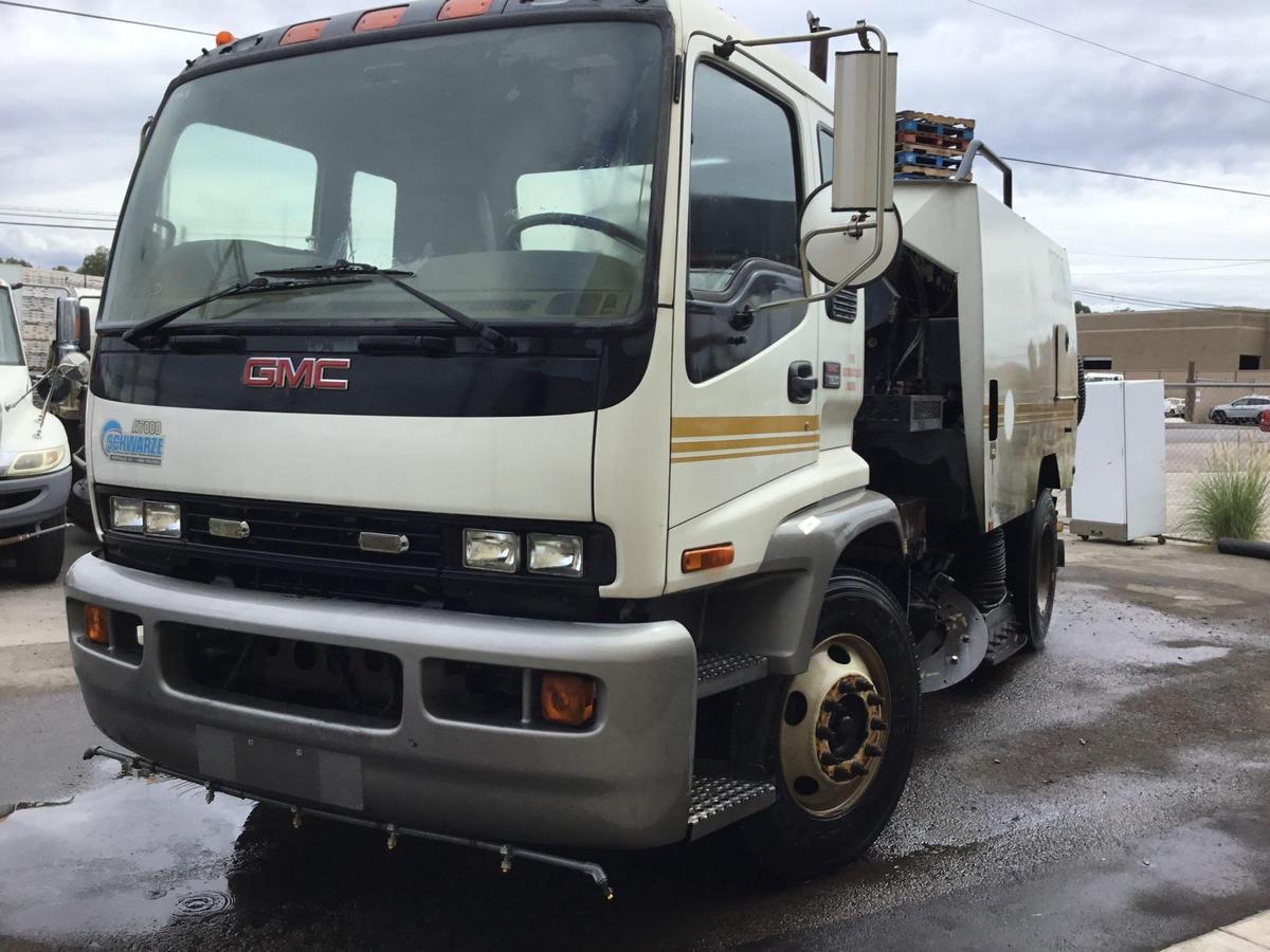 2008 GMC L6 7.8L T7500 Street Sweeper