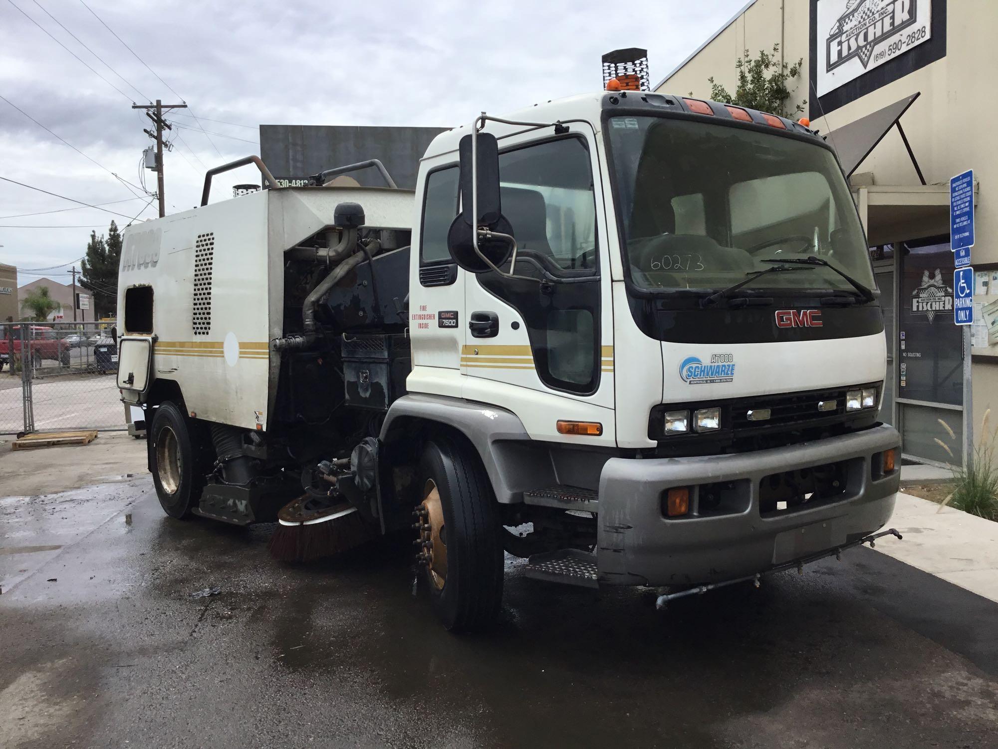 2008 GMC L6 7.8L T7500 Street Sweeper