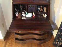 Vintage Mahogany Secretary Bookcase