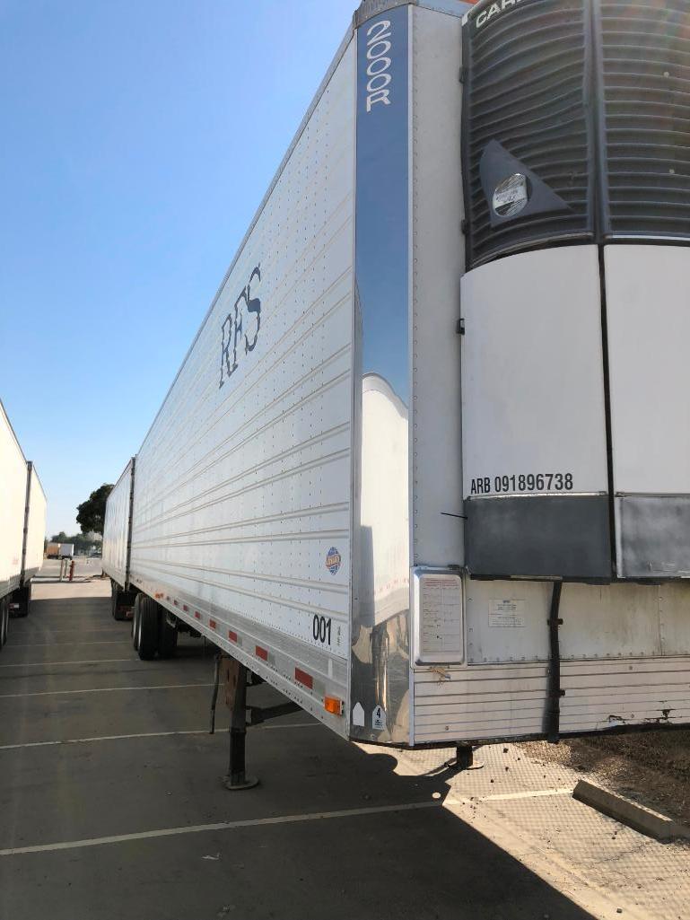 1996 UTILITY 2000R Refrigerated Trailer With Working CARRIER Refrigeration Unit