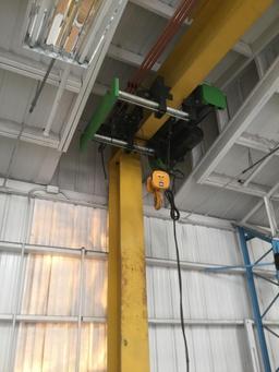 D And R 5000 lbs Crane ***ATTACHED TO BUILDING***