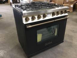 Technogas Superiore Deco Series 36 in. Freestanding Gas Range