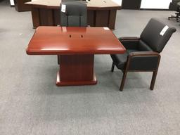 4ft. Denver Meeting Table, Carolina Guest Chair and a Mountain View Guest Chair