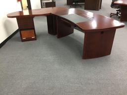 62in. San Francisco Desk w/ Side Return Wing