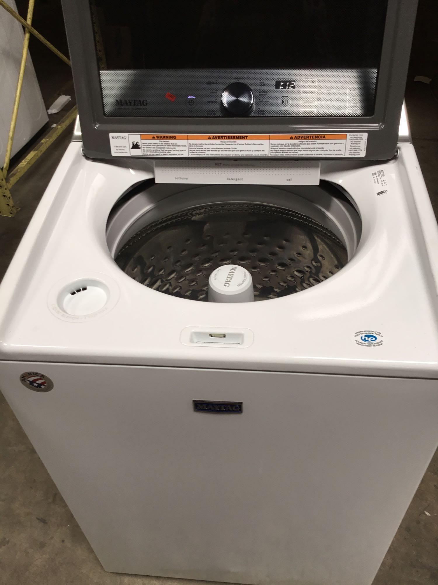 Maytag Top Load Washing Machine ***TURNS ON***NOT FULLY TESTED***