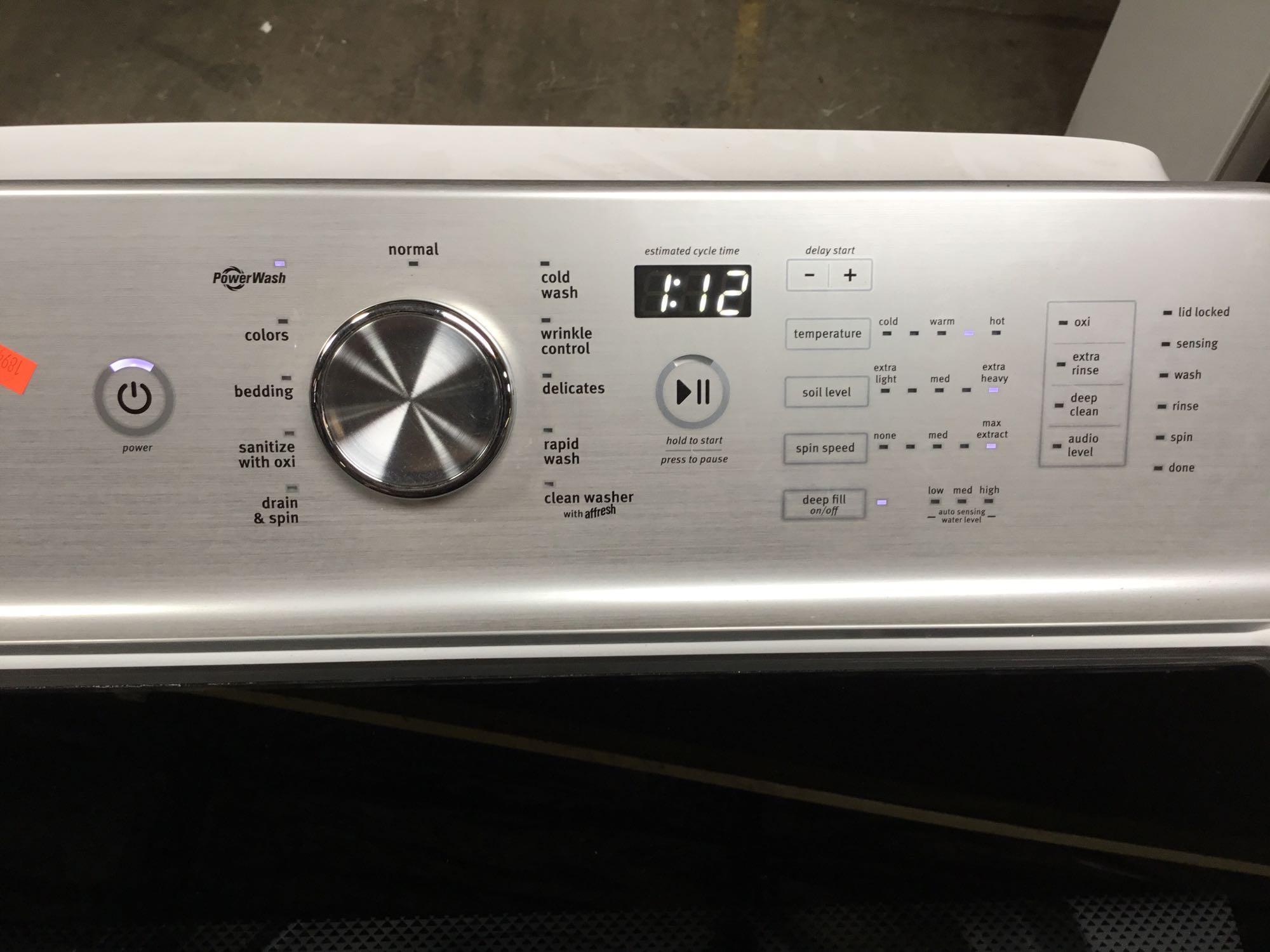 Maytag Top Load Washing Machine ***TURNS ON***NOT FULLY TESTED***