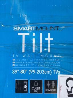 (2) Smart Mount Tilt Television Mounts