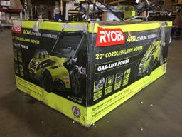 Ryobi 20in. Electric 40v Lithium Brushless Cordless Lawn Mower