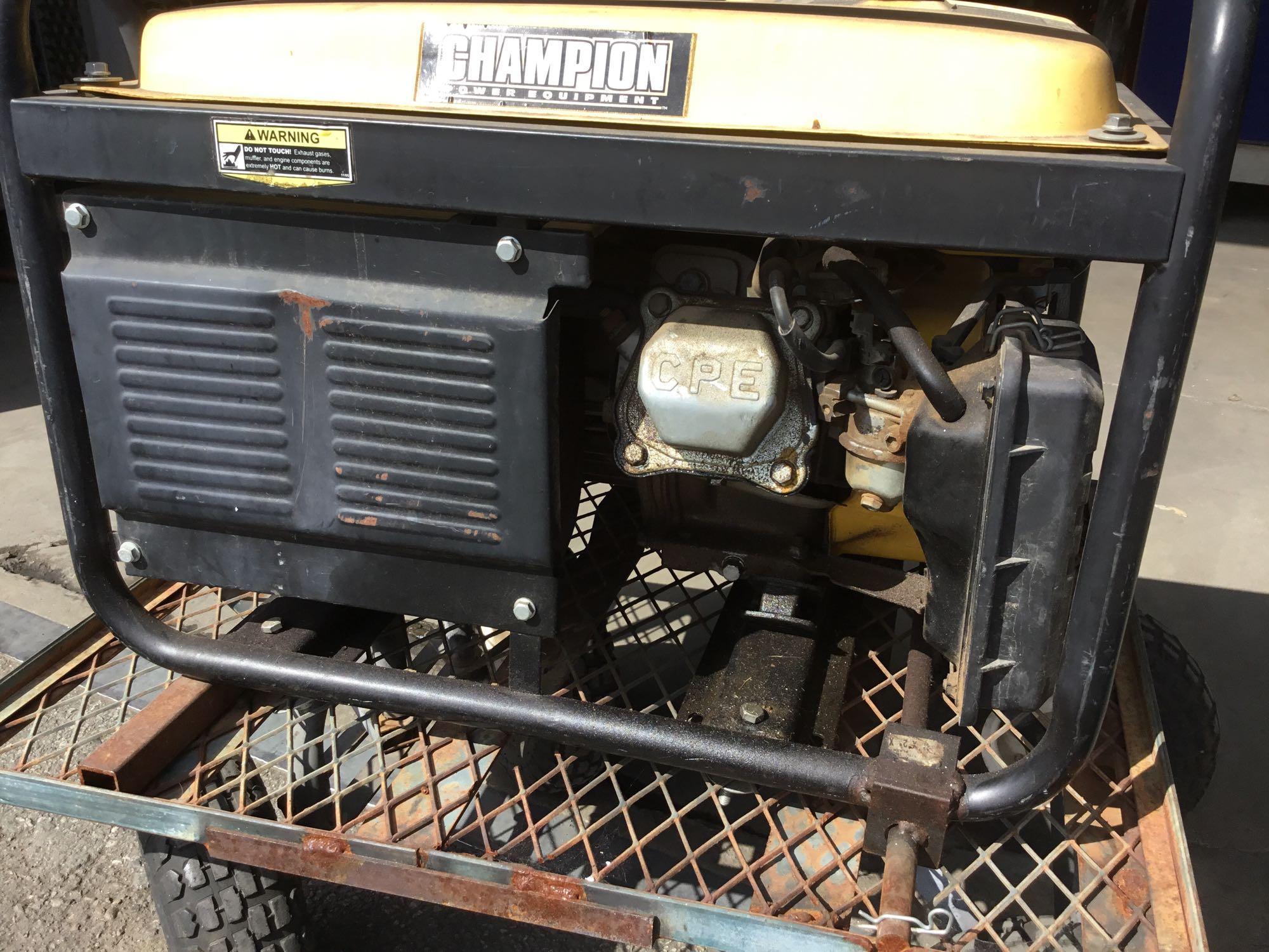 Champion 3500 Watt Gasoline Generator w/ RV Receptacle