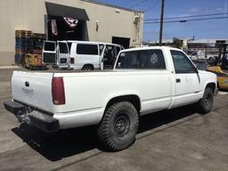 1989 C1500 Chevrolet Pickup Truck***FOR DEALER OR EXPORT ONLY***