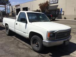 1989 C1500 Chevrolet Pickup Truck***FOR DEALER OR EXPORT ONLY***