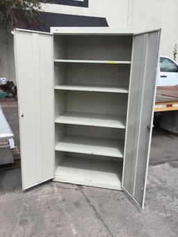 Metal 4-Shelf Utility Cabinet ***NO KEY***