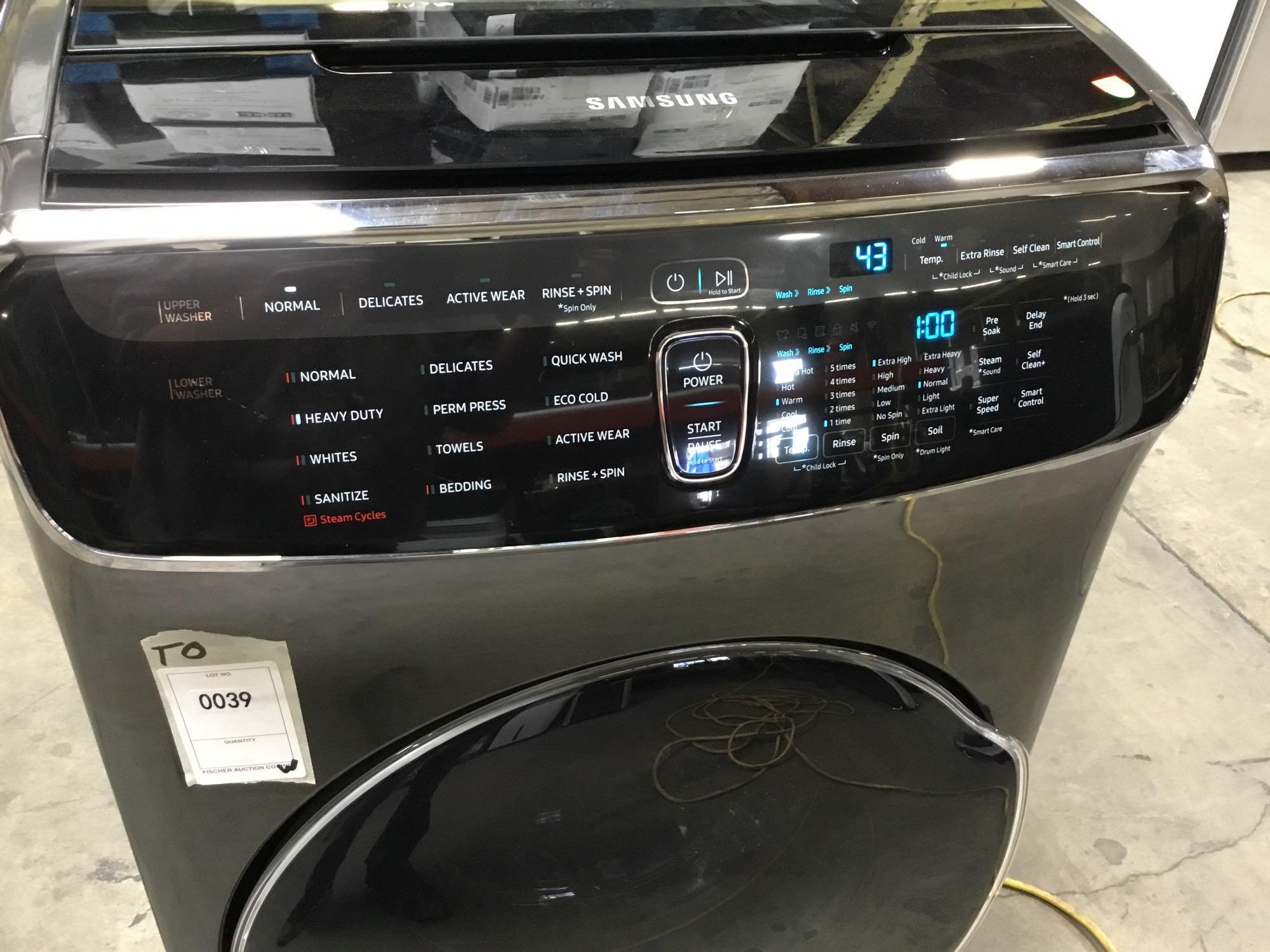 Samsung 6.0 Cu.Ft. Front and Top Load Electric Washer Machine ***TURNS ON***