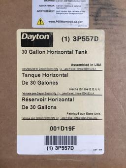 Dayton 30 Gallon Horizontal Water Tank