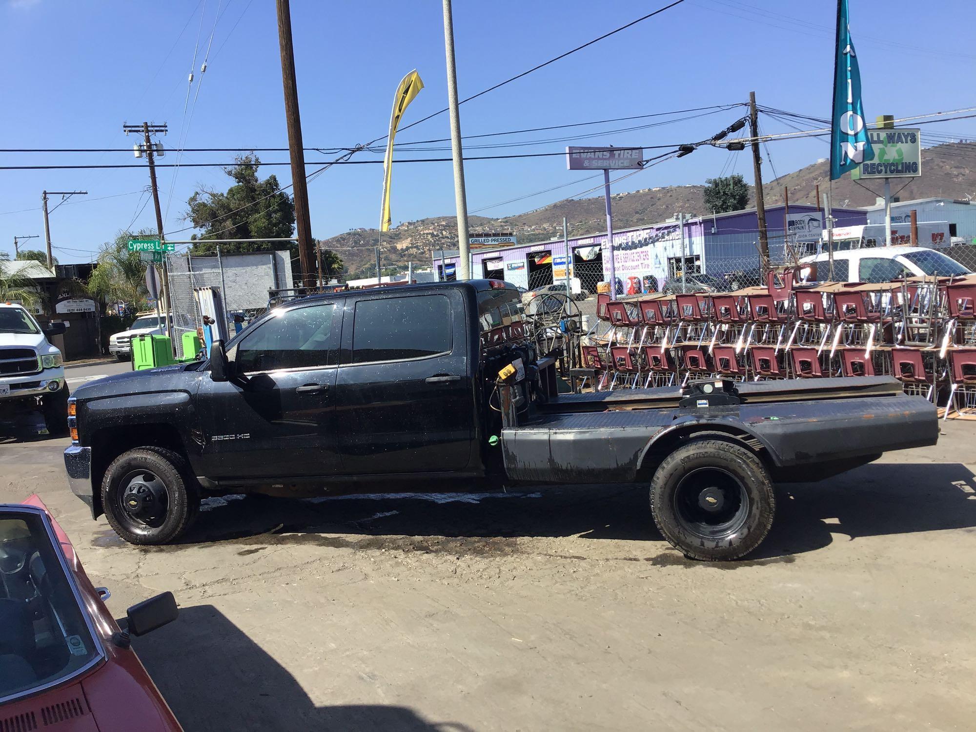 2016 Chevrolet Silverado 3500 Crew Cab w/Heritage Truck Tilt Back Bed and Integrated Winch