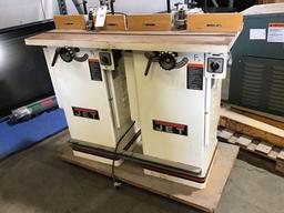 (2) Jet 1-1/2 HP Closed Stand Shaper/Planers