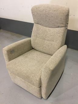 Fjords USA Inc. OSLO Rocker Power Dream Latte Fabric Recliner