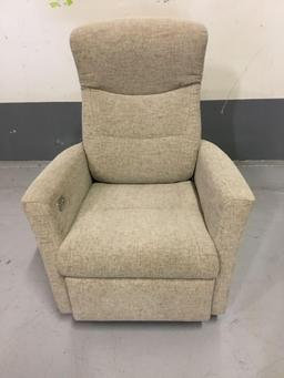 Fjords USA Inc. OSLO Rocker Power Dream Latte Fabric Recliner