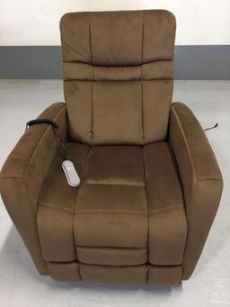 Palliser Furniture Augusta Power Kona Coffee Microfiber Fabric Lift Chair