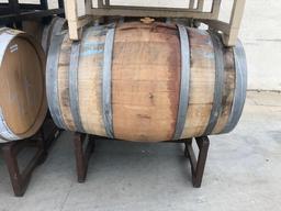 Wine Barrels with Rack