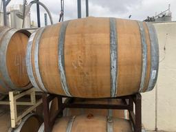 Wine Barrels with Rack