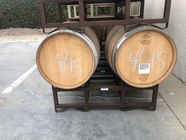 Wine Barrels with Rack