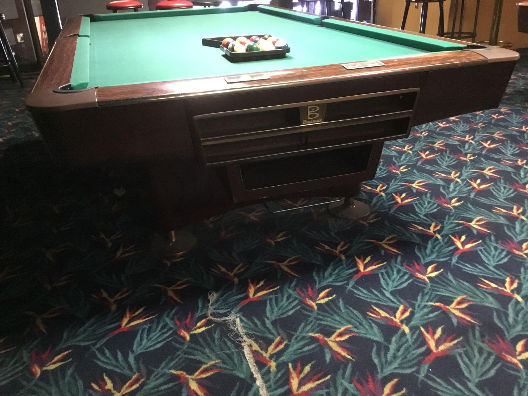 Brunswick Gold Crown Billiards Table